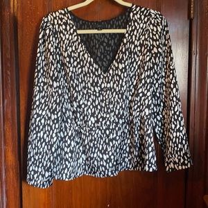 J. Crew Satin Crepe Button-Front Blouse sz 8